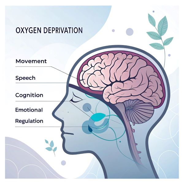 a diagram of a human brain