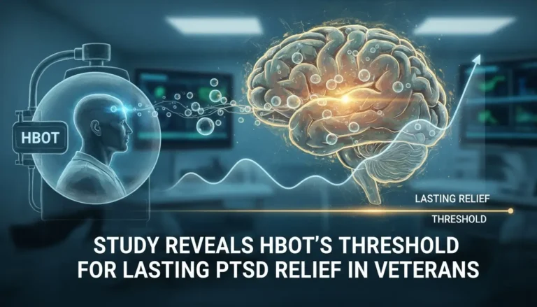 Study Reveals HBOT's Threshold for Lasting PTSD Relief in Veterans