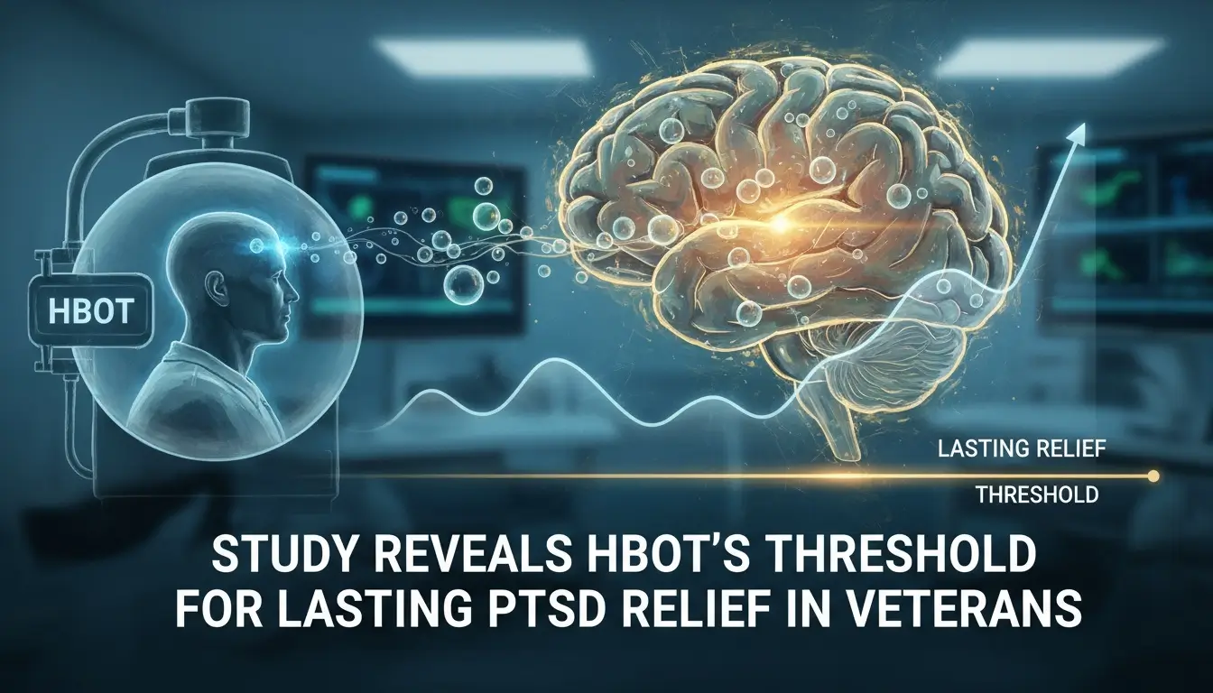 Study Reveals HBOT's Threshold for Lasting PTSD Relief in Veterans
